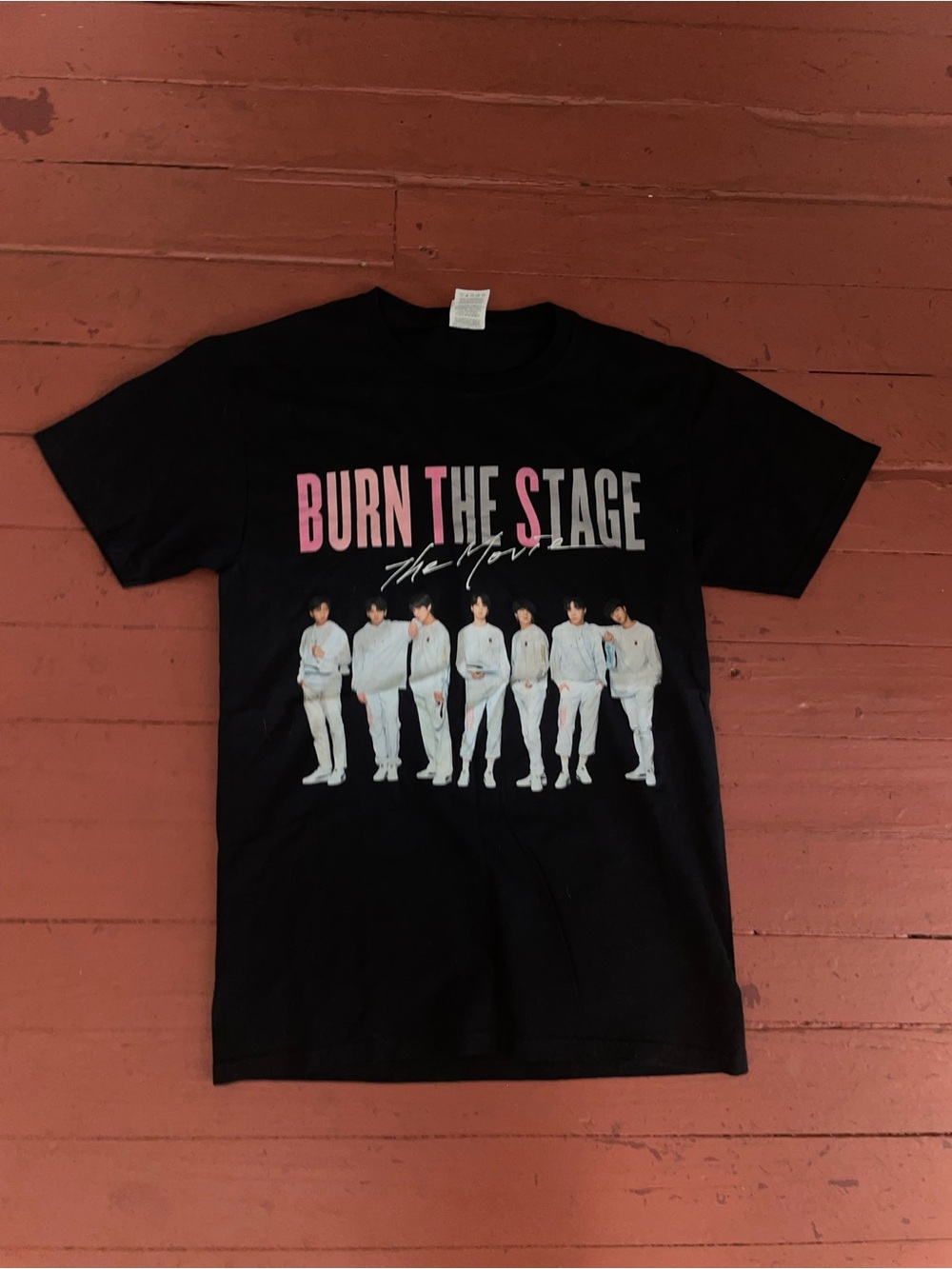 BTS Burn The Stage Graphic Tee - Black